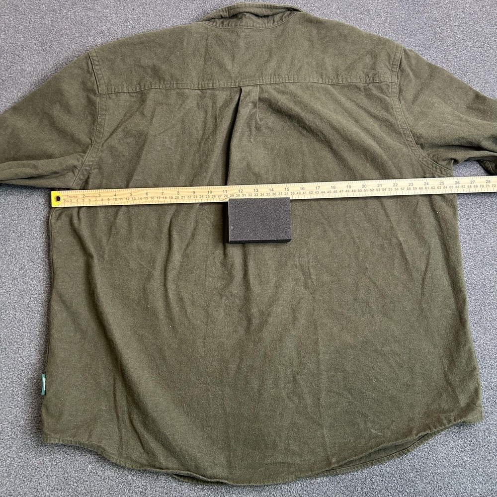 Woolrich Shirt Mens XXL Green Label Utility Collection Long Sleeve Button Up - Picture 9 of 10